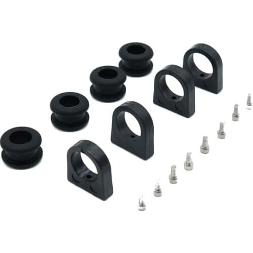 4pcs S500 Quadcopter Drone Accessories S550 Hexacopter Frame Parts Center Plate Main Broad Gimbal Hook 10mm Carbon Tube Mount