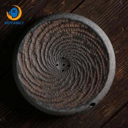 Tea Tray Drainage Water Storage Kung Fu Tea Set Teapot Crafts Pad Dry Bubble Japanese-style Stoneware Board Table Pot Bearing