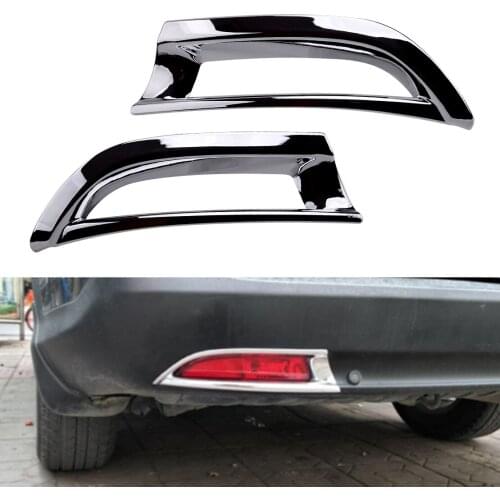 CITALL ABS 1 Pair Chrome Rear Fog Light Lamp Moulding Cover Trim Fit for Honda CRV CR-V 2012 2013 2014
