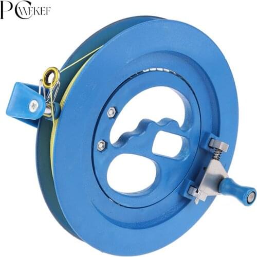 16cm Kite Reel ABS Plastic Blue Kite Reel Grip Winder With 150m Line
