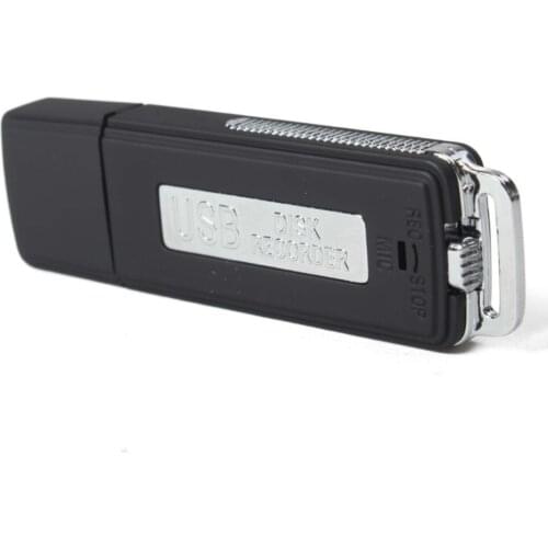 Elistooop Rechargeable Mini Dictaphone 70Hr WAV Audio Pen Digital USB Voice Recorder USB Pen Flash Drive Disk