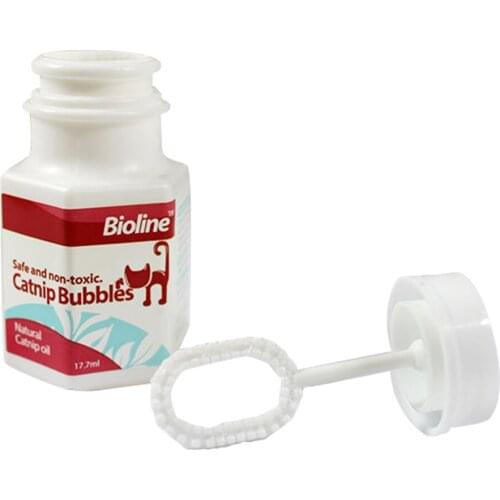 ML Catnip Bubbles Cat Catnip Essential Oil Spray Interactive Toys Harmless Funny Bubbles Toys Flavor Make The Kitten Excited Fun