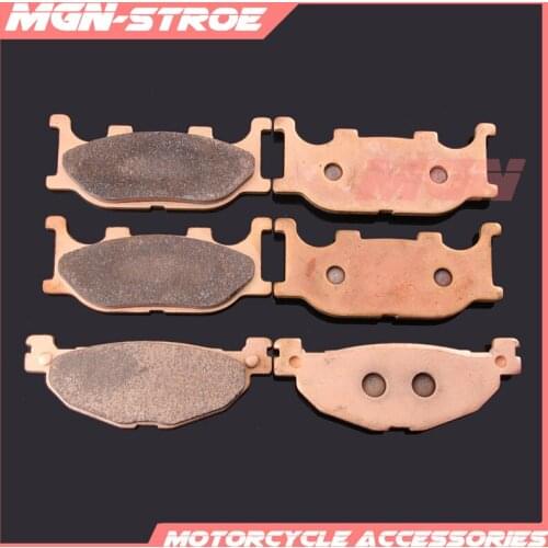 Motorcycle metal sintering brake pads For T-MAX500 TMAX500 XP500 04 05 06 07 2004 2005 2006 2007