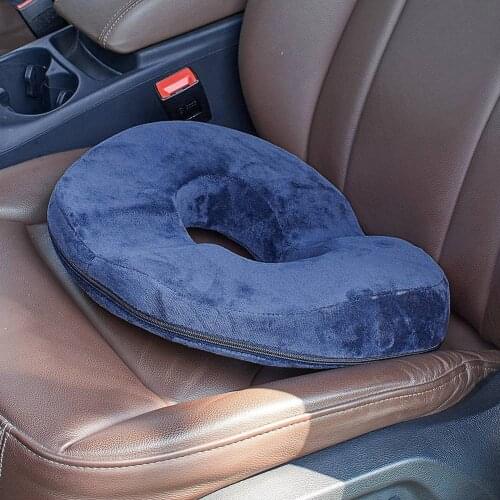 Male Hemorrhoid Pain Relief Car Seat Donut Cushion Wedge Tailbone Prostate Protection Care Pad Soft Memory Foam