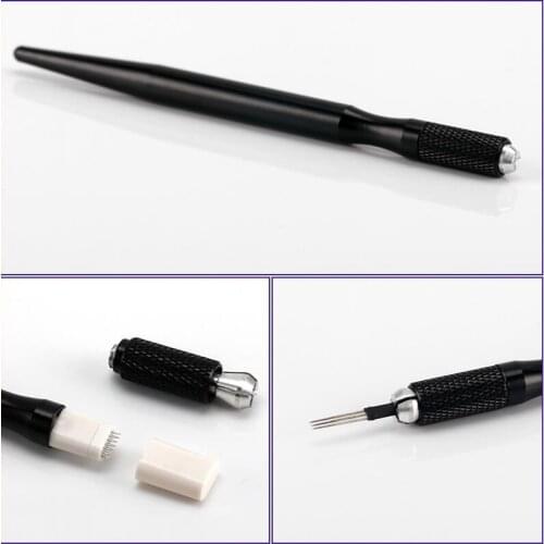Professional 3D Embroidery Tattoo Manual Pen Hand Microblading for Permanent Makeup Manual Eyebrow Lip Eyeliner Pen Tools Supply