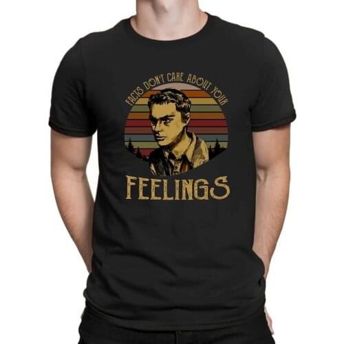 Shapiro Facts Don't Care about Your Feelings Vintage Men Black Cotton T Shirt