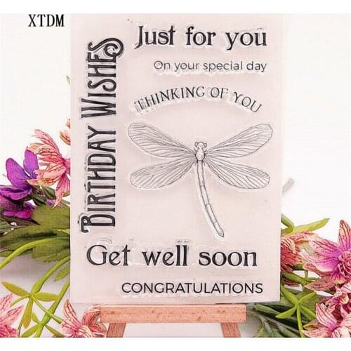 Hot sale just for you Transparent Clear Stamps / Silicone Seals Roller Stamp for DIY scrapbooking photo album/Card Making