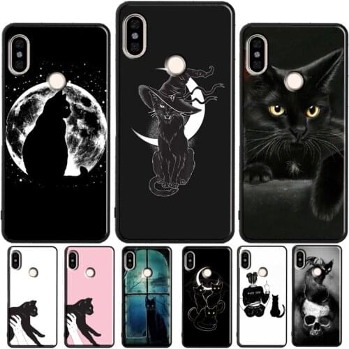 Witch Black Cat Case For Xiaomi Redmi Note 9 Pro 9S 8T 8 Pro 7 Coque For Redmi K30 Ultra 10X 9 9A 9C 8 8A 7A