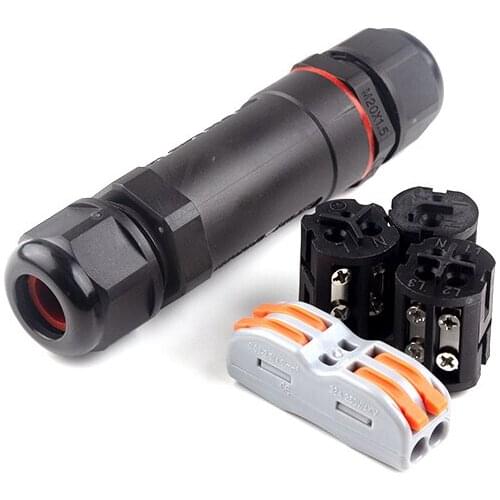 1PCS M20 2Pin 3Pin 4Pin 5Pin Waterproof connector wire connector LED connector IP68 diy electronic Outdoor lighting connector