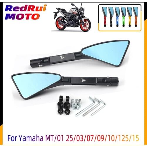 For Yamaha MT01 MT25 MT03 MT07 MT09 MT10 MT125 MT25 MT15 Aluminum CNC Motorcycle Side Mirror rearview Mirrors Accessory