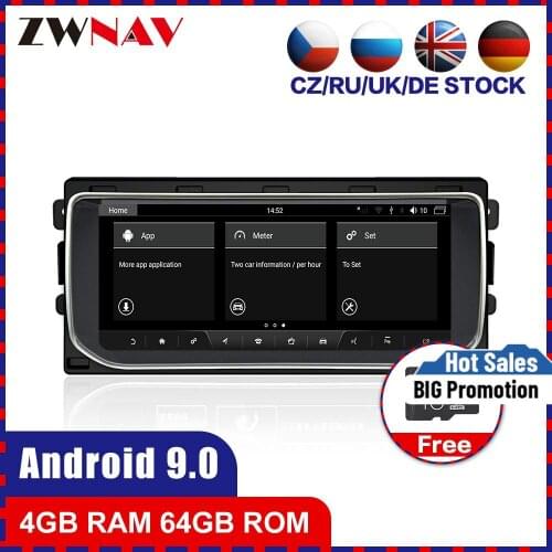 10.25" Android 9.0 Car Multimedia player For Land Rover Range Rover Sport L494 2013-2018 car radio stereo head unit touch screen