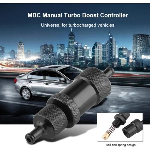 Car Universal Manual Boost Controller Aluminum Alloy Adjustable MBC Manual Turbo Boost Controller For Turbocharged Car-Styling