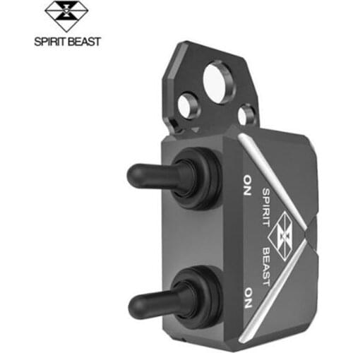 SPIRIT BEAST Motorcycle Switch Modified Electric Car Dangerous Lights Switch Scooter Double Flash Switch Moto Car Accessories