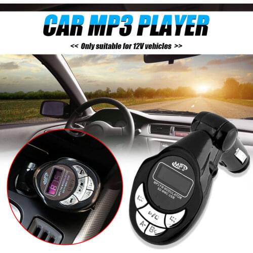 Bluetooth FM Transmitter for Car Wireless FM Radio Adapter USB Flash Drive TF Card Auto MP3 Music Player with Remote Control