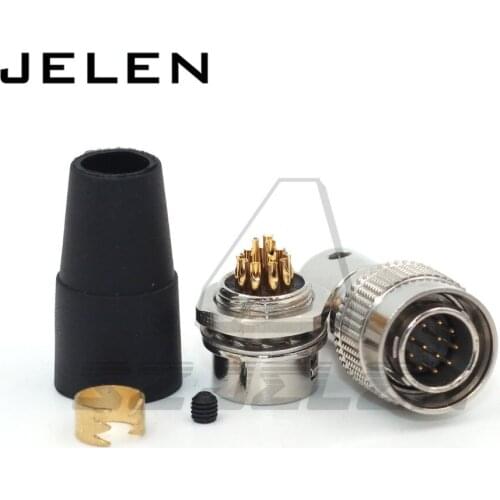 Hirose connector 12pin connector , HR10A-10P-12p/HR10A-10R-12s, 12pin plug and socket connectors