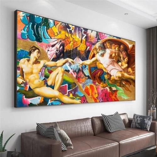 Large Size Canvas Painting Wall Art Gold Tree Painting Oil Painting Wall Poster and Print for Living Room Home Decor No Frame