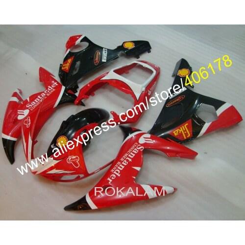 Injection For Yamaha YZF-600 R6 03 04 YZF-R6 YZFR6 2003 2004 Santander Fairing Superstore (Injection Molding)