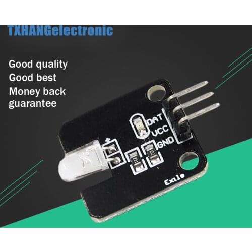 Infrared Emission Module IR Transmitter Module For Arduino Electronic Blocks w/ Led 5V