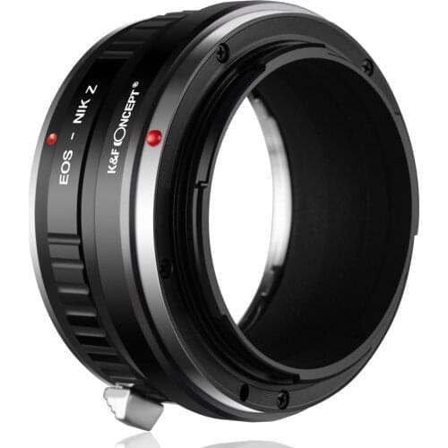 K&F Concept Lens Mount Adapter for Canon EOS EF Mount Lens to Nikon Z6 Z7 Camera