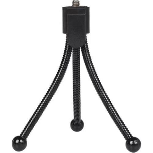 Compact Flexible Mini Tabletop Tripods Stand for Digital Camera with 1/4 Inch Screw Hole, Portable Folding Desktop Camera Stand