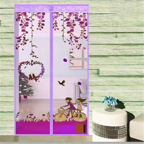 1Pcs Hot Sale Durable Summer Style Mesh Prevent Mosquito Kitchen Window bedroom Magnetic Curtains tulle window door screen