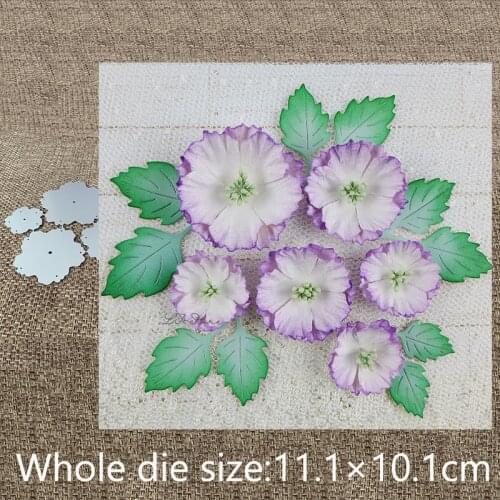 New Design Craft Metal stencil mold Cutting Dies 4pcs flowers decoration scrapbook die cuts Album Paper Card Craft Embossing