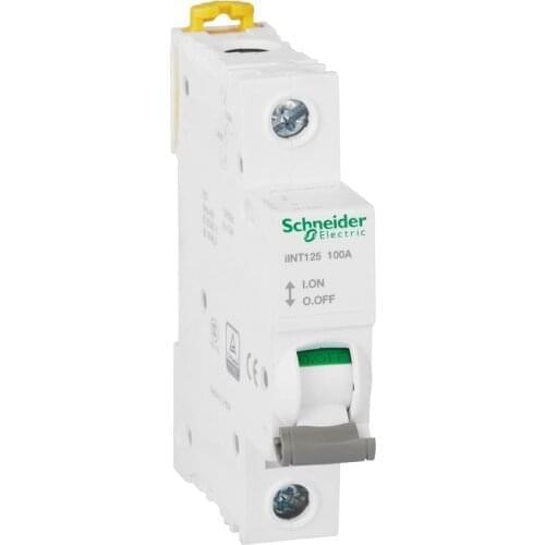 Original export IINT125 isolation switch, 1P, rated working current 100A 230VAC 50/60H 5kAswitch-disconnector alone A9S68191