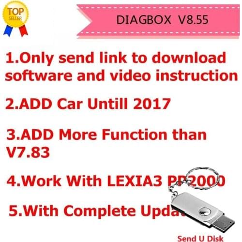 Diagbox V8.55 V7.83 Full Update For Lexia3 PP2000 lexia-3 Diagbox 8.55 Add Car Untill 2017 Diagnostic For Citroen/for Peogeot