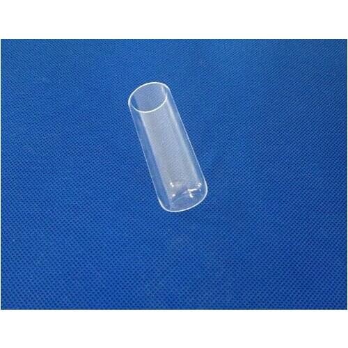 Flat bottom clear quartz test tube OD10*length100