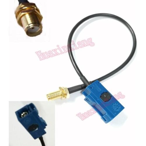 1PCS GPS/Car antenna extension cable adapter SMA-K female to Fakra C Plug Connector RG174/RG316 15CM