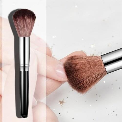 1PCS Nail Art Dust Brush Nylon Hair Nail Powder Remover Brush Nail Dust Cleaner Brush Nail Powder Remover Brush For Nail Care