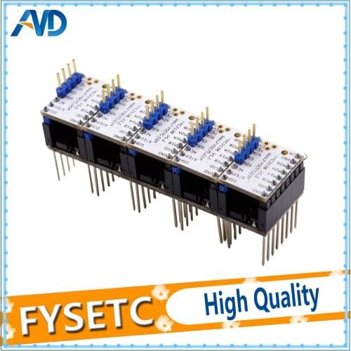 10pcs TMC2130 V1.1 For SPI Function Stepstick Stepper Motor Driver With 10pcs Heat Sink Step Stick Protector VS TMC2130 V1.0