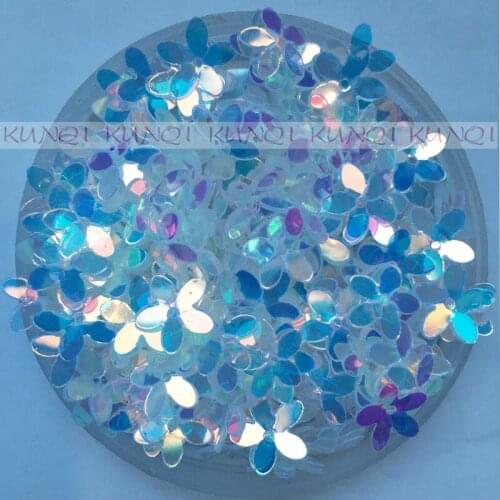 1000Pcs 10mm Flower Loose Sequins Paillettes Sewing,Wedding Craft,Women Kids DIY Garment Accessories Golden Transparent