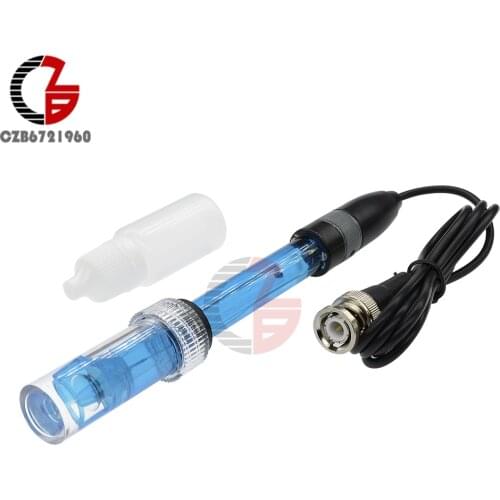 Rechargeable Aquarium Hydroponic PH Controller Electrode Probe BNC Connector Sensor Meter
