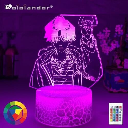 Acrylic 3d Lamp BL Anime Killing Stalking Yoon Bum Light for Bed Room Decoration LED Night Light Killing Stalking Lamp Yoon Bum
