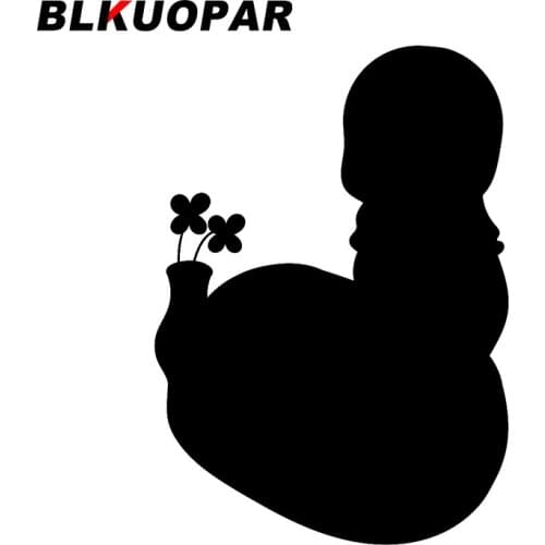 BLKUOPAR for Beautiful Muslim Car Stickers Personality Decals Vinyl Bumper Air Conditioner Waterproof Occlusion Scratch Decor