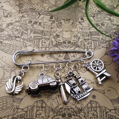 Once Upon A Time Fairy Tale Charm pin brooch