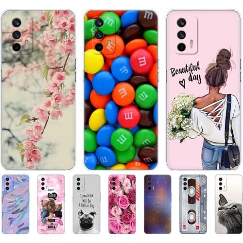 For Realme GT 5G Case Silicon Back Cover Phone Case For OPPO Realme GT 5G Soft Case RealmeGT 5G RMX2202 coque 6.43" TPU bumper