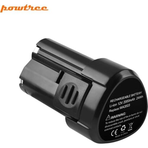 3000mAh 12V Li-ion WA3503 Rechargeable Battery For WORX WU127 WU151 WX6777 WX3827 WX125WX125.6 WX125.7 WX125.M WX126 WA3503 L30