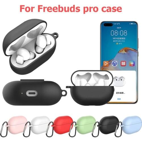 Soft Silicone Earphone Cover For Huawei FreeBuds Pro Free Buds Pro Bluetooth Wireless Headset Coque For Huawei Freebuds Pro Case