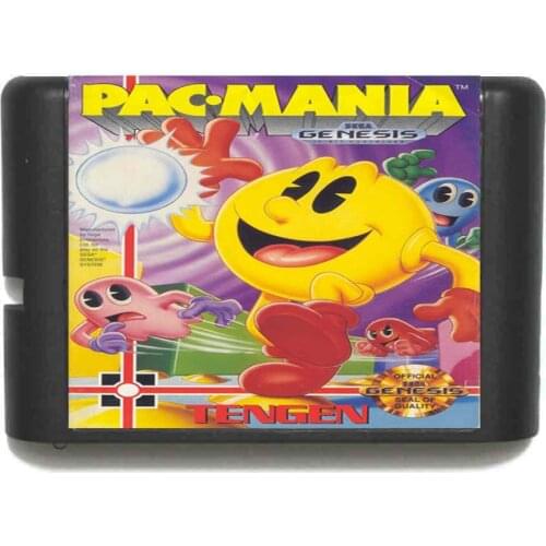 Pac Mania 16 bit MD Game Card For Sega Mega Drive For Genesis