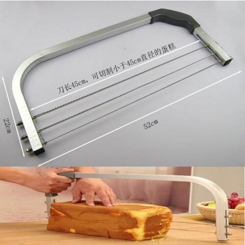 Professional Cake Cutter Interlayer Cake Cutter Adjustable Cake Leveler Stainless Steel 18" Wide Cake Sandwich Slicer Cake Tools
