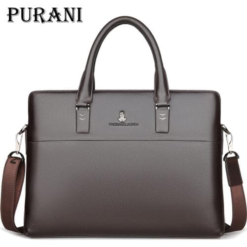 PURANI Men's Black Bags