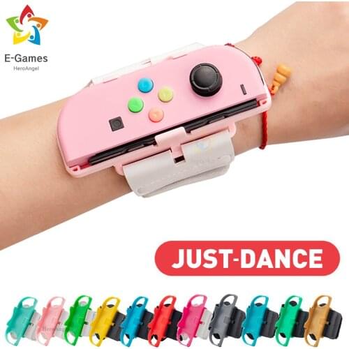 Adjustable Game Wrist Band Armband for Nintend Switch JoyCon Controller Elastic Strap Wristband Hand Strap Just Dance-Compatible