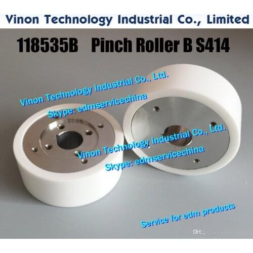 S414 118535B EDM Pinch Roller B 70x17x26.5mm for Sodic AQ327,AQ300L,AQ537L,SL400,SL600 (New model) 118535C, 118535D edm Roller L
