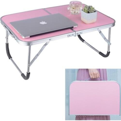 Double Folding Laptop Table складной стол для Portable Computer Desk PC Laptop Notebook Table for Writing Home Office Furniture