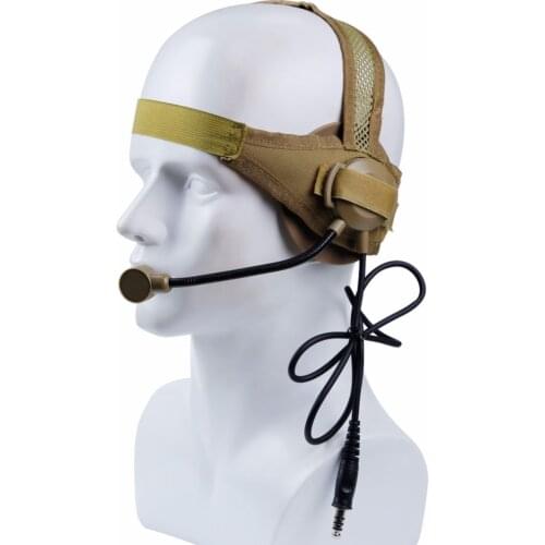 Tactical Headset II with Microphone for Military CS Shooting Hunting Games Walkie Talkie