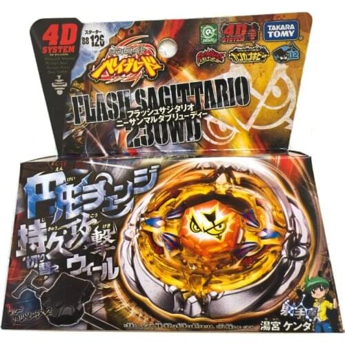 Tomy Original BB126 Beyblade Burst Turbo Metal Fusion Fight Bey Balde Spinning Toys Burst Flash Sagittario 230WD