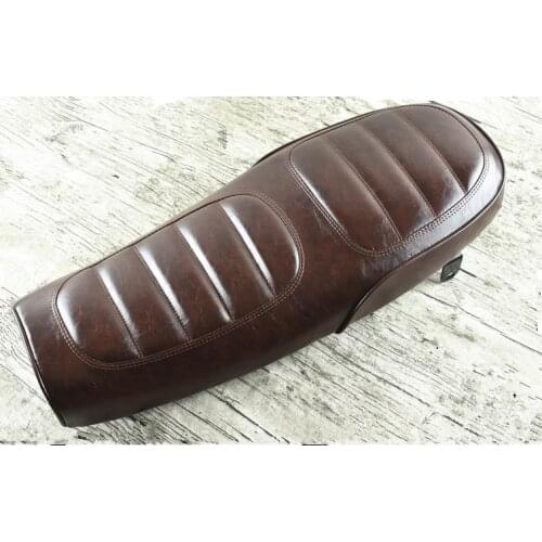Universal Hump Vintage Saddle Cover Cafe Racer Seat 63cm For Suzuk GS Yamah XJ Honda CB