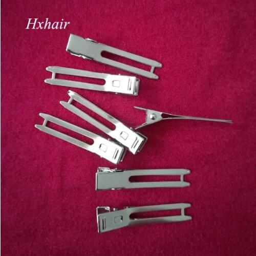 Freeshipping - 200pcs No.4 Hair Snap Clips Hair Pins / Alligator Headwear Hair Accessories Hairpins Rustproof Electroplating